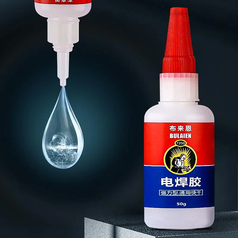 50ml Superglue Multifungsi Kuat Semua Bahan yang Dapat Ditempelkan Bukti Air 502 Untuk Sepatu Logam Kayu 7
