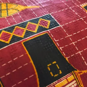 Kain Batik Nias DOBY Motif Tanö Niha Merah