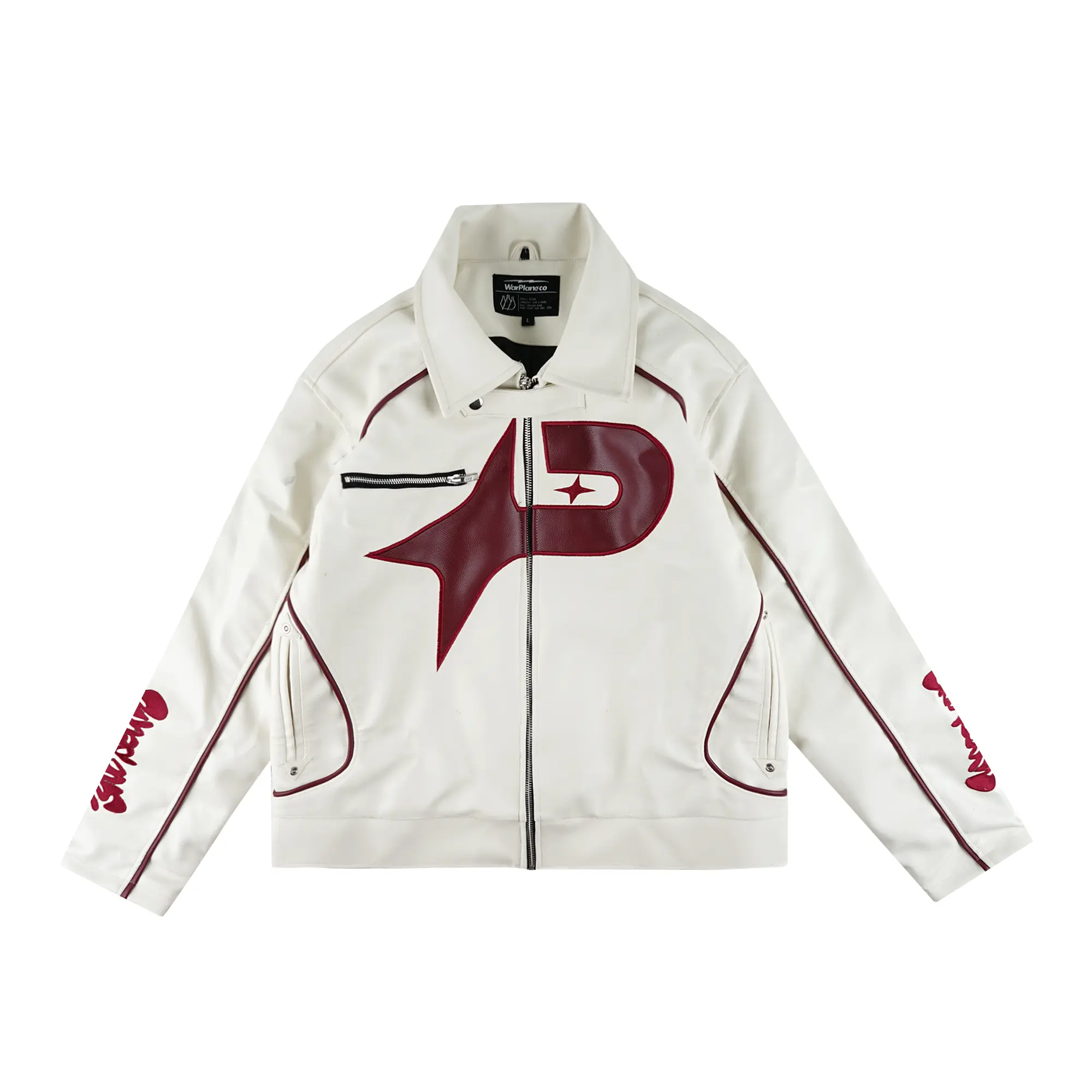 WP COMPANY Slide Boxy Leather Jacket