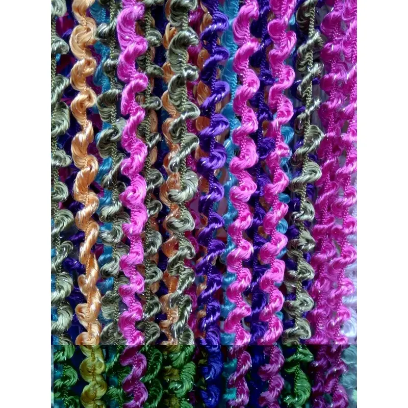 TIRAI TAMBANG ULIR 1 WARNA 100CMX200CM  PUTIH / HITAM / GOLD / SILVER 0