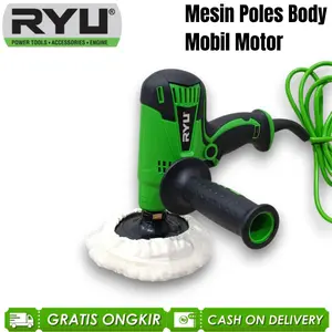 Ryu Mesin Poles Body Mobil Motor Kendaraan 5 inch RGP 125 E Gun Polisher Furniture Kaca Variabel Speed Mesin Amplas Penghalus Original