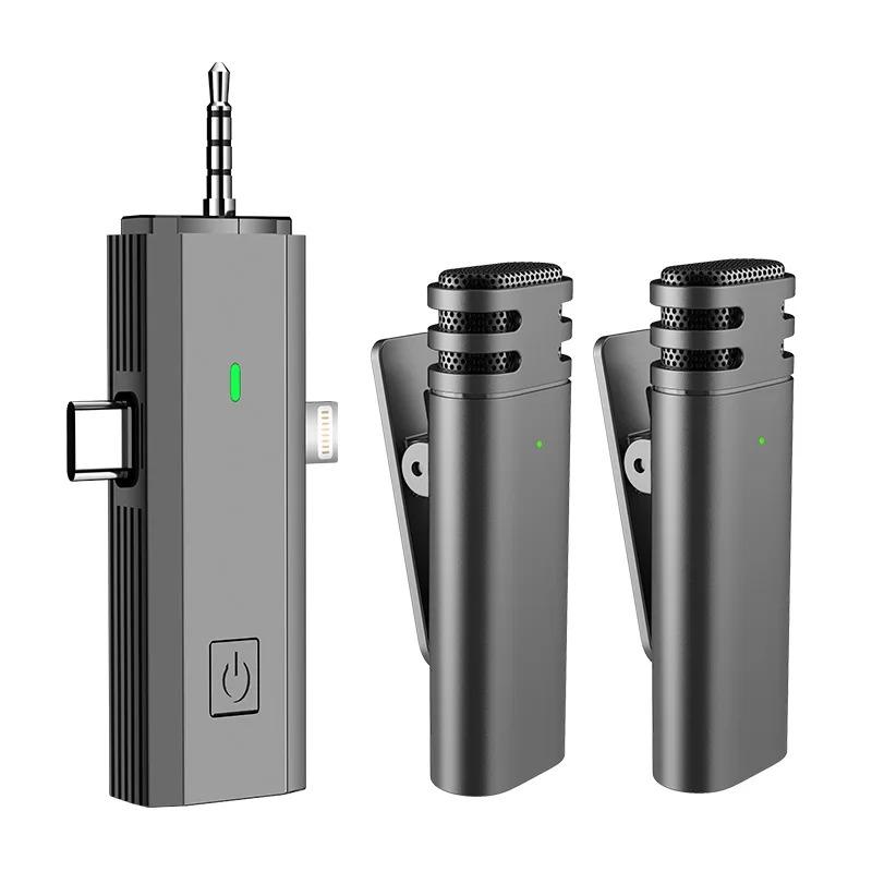 Product Introduction of ⚡COD sent out within 24 hours 2024 Hot selling S17 3 In 1 Wireless mini Lavalier Microphone,Intelligent Noise Reduction Multipurpose Mic Compatible for iphone Android Smartphone/Speaker/Camera/computer 11