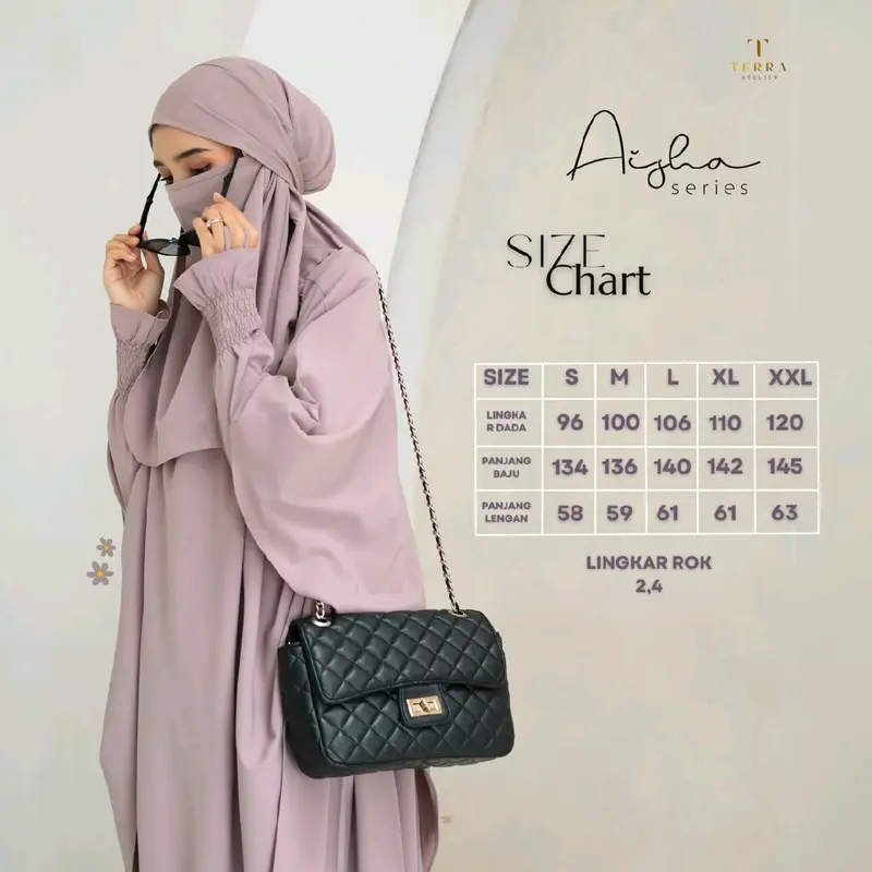 Aisha by Shahia Syar'i Gamis Wanita Dress Pesta Maxi Remaja Crinkle Airflow 5