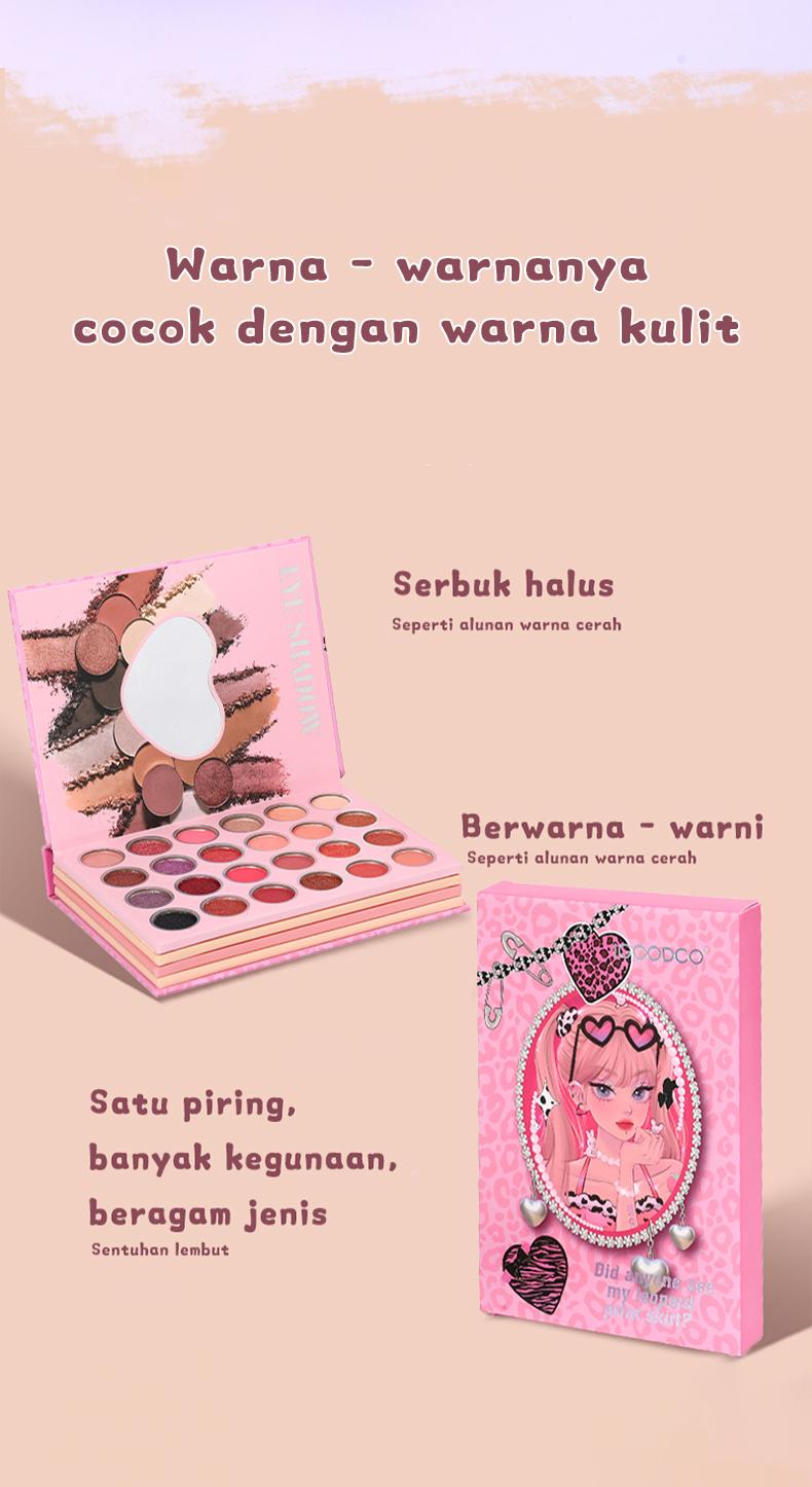 Product Introduction of IGOODCO 43 Warna bayangan mata Plat Glitter Powder Cosmetics Women Funny Cover Book Frosted Glitter Powder Sequins Eye Makeup Palette eye shadow 1