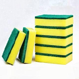 Miếng Cọ Rửa Chén Bát Xanh Vàng Tiện Dụng Miếng Bọt Biển Cọ Rửa Xoong Nồi…