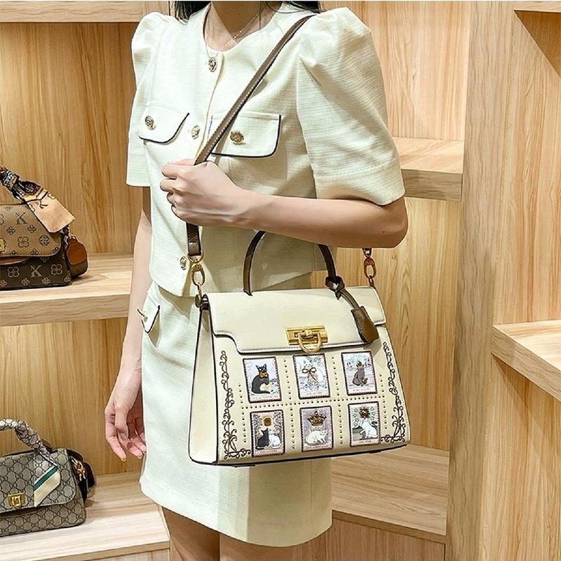 yen's garage Tas Handbag shoulder Selempang Premium Fashion Wanita #Q1156 Gusachi Kulit PU 7