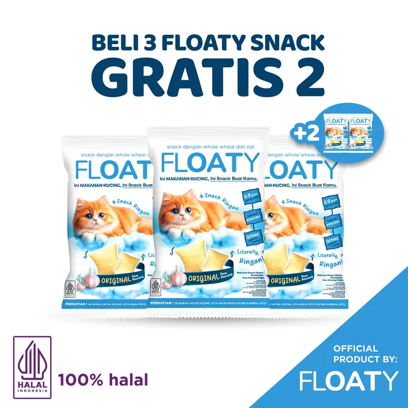 BELI 3 GRATIS 2 - Floaty Snack Original 60 gr 0