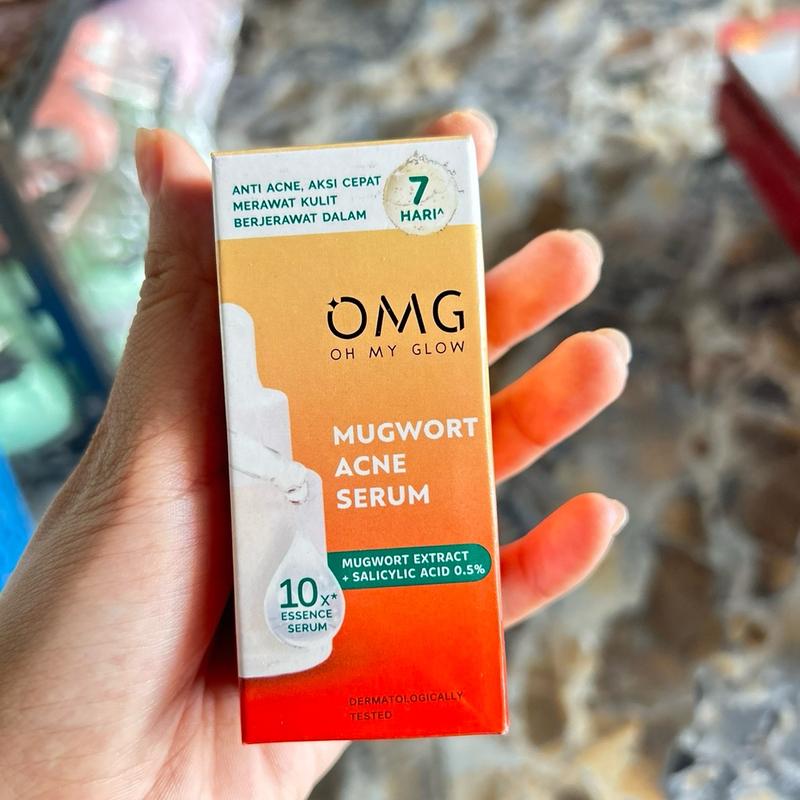 OMG OH MY GLOW Mugwort Acne Serum 20 ml - Serum Perawatan Kulit Berjerawat 0