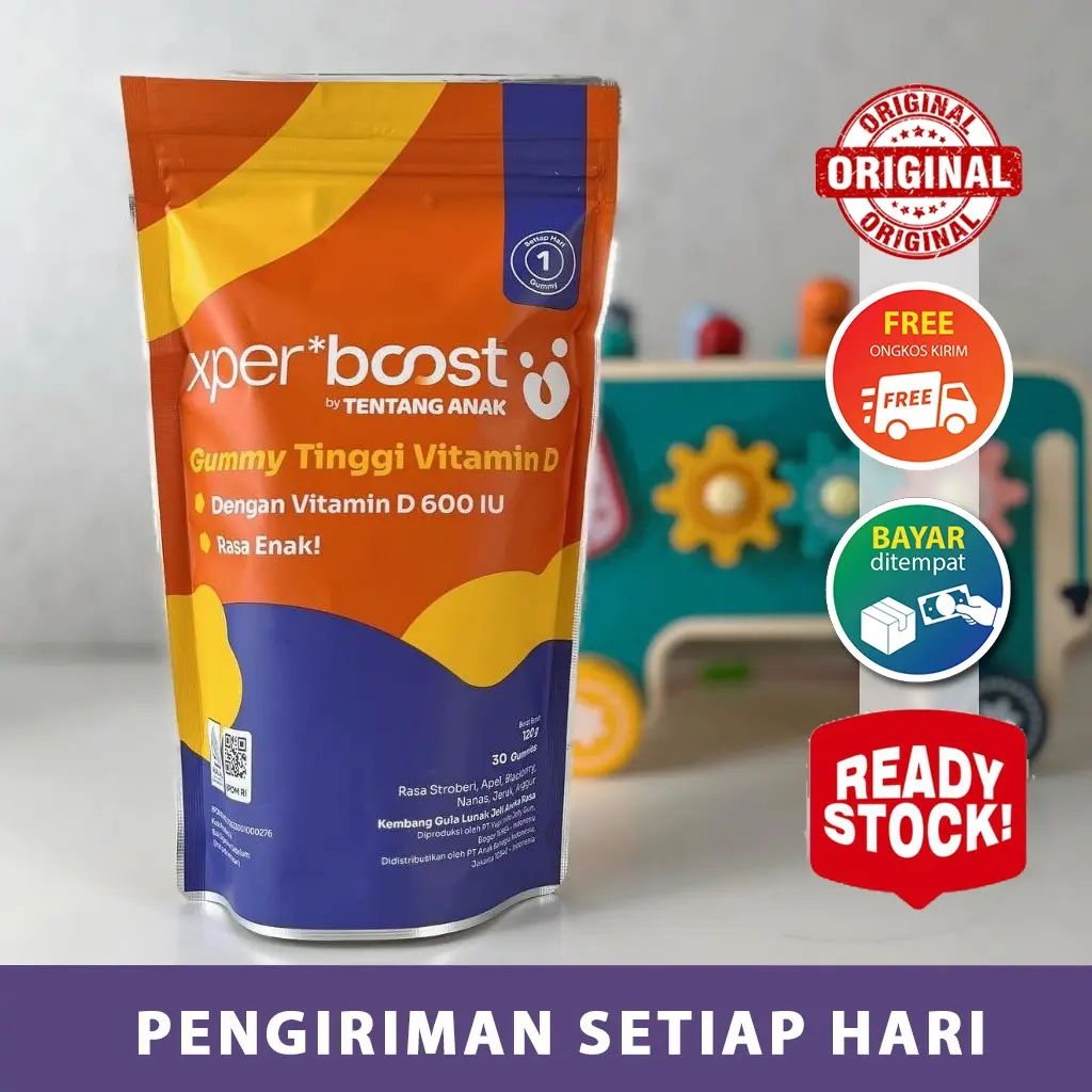 EXPERT CARE BOOST - GUMMY VITAMIN D 600 IU ANAK DAN DEWASA | BOOST IMUNITAS & PERTUMBUHAN - TANPA PENGAWET
