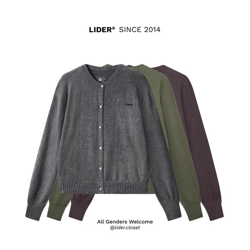 Áo Khoác Cardigan Len Boxy Ôm Body Unisex LIDER AUTUMNAL KNIT CARDIGAN