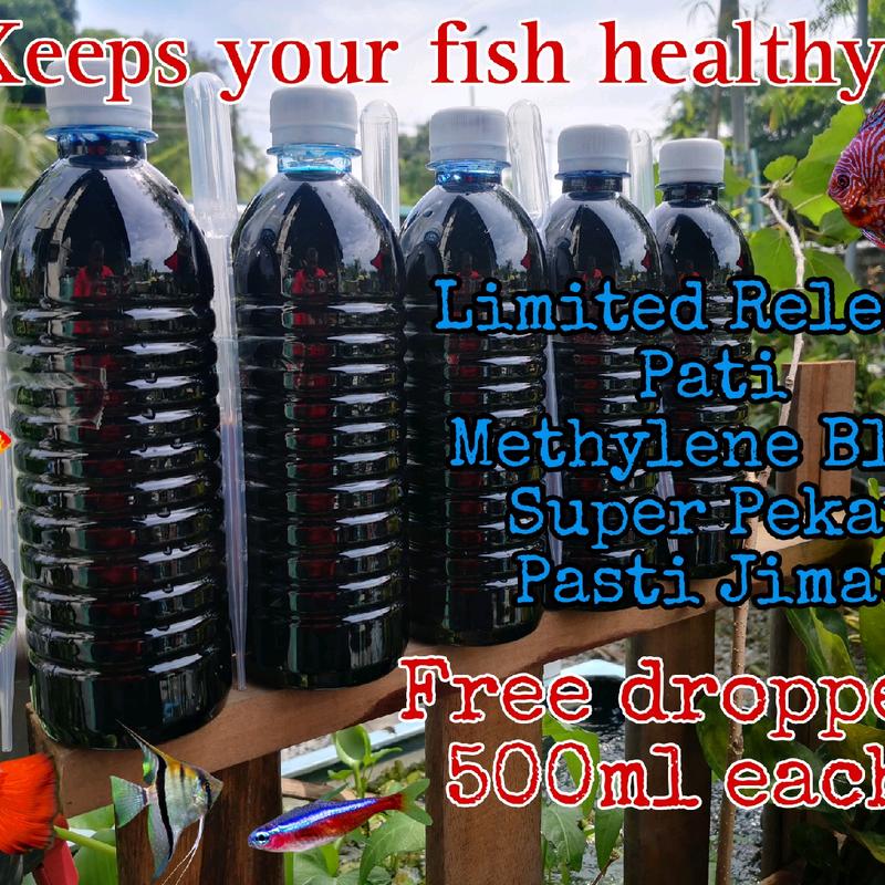 Blue Medic Fish+rawatan ikan+500ml+extra jimat pekat - TikTok Shop Malaysia