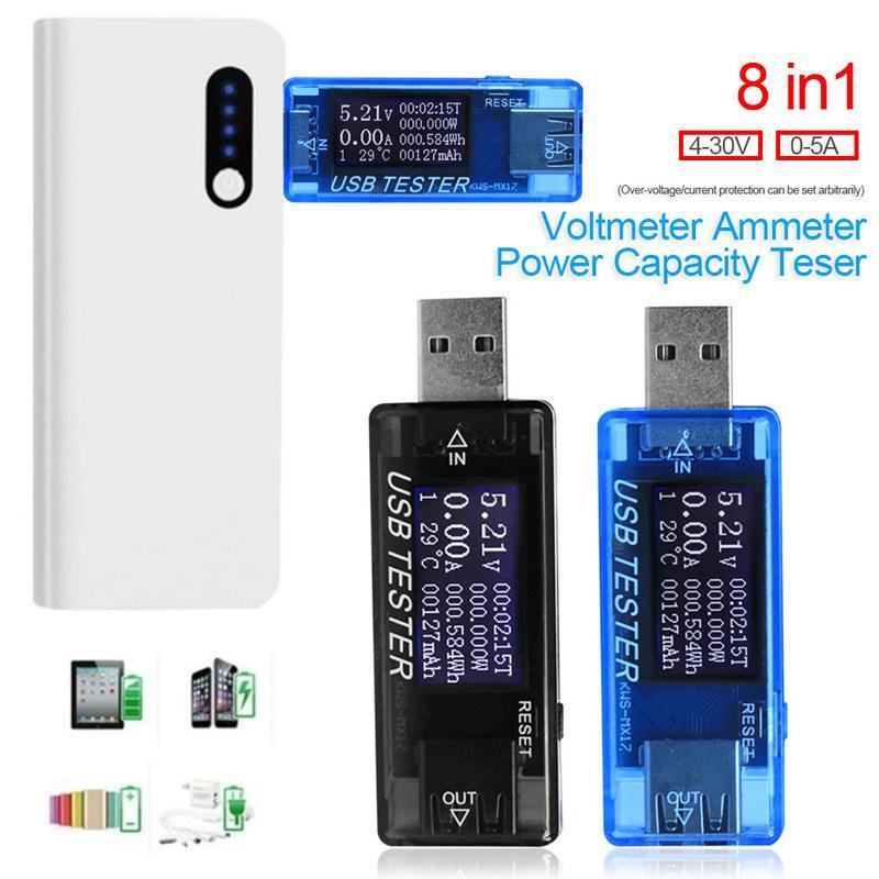 Product Introduction of 8 In1 QC2.0 3.0 4-30V Electrical Power USB Capacity Voltage Tester Current Meter Monitor Voltmeter Ammeter 33