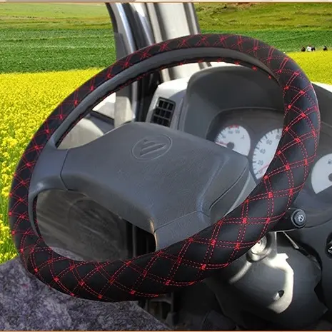 Car Steering Wheel Cover lori truck 15,17,18,20 INCH ISUZU SCANIA VOLVO HINO HICOM DAIHat cover stereng lori DOUBLE LINE