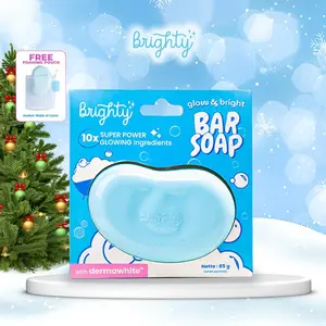 Brighty Glow & Bright Bar Soap Sabun Mandi Pencerah kulit hitam