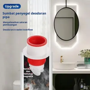 Wastafel dapur dan kamar mandi pipa pembuangan anti bau sumbat penyegel anti bau pipa pembuangan anti serangga saluran pembuangan lantai anti luapan