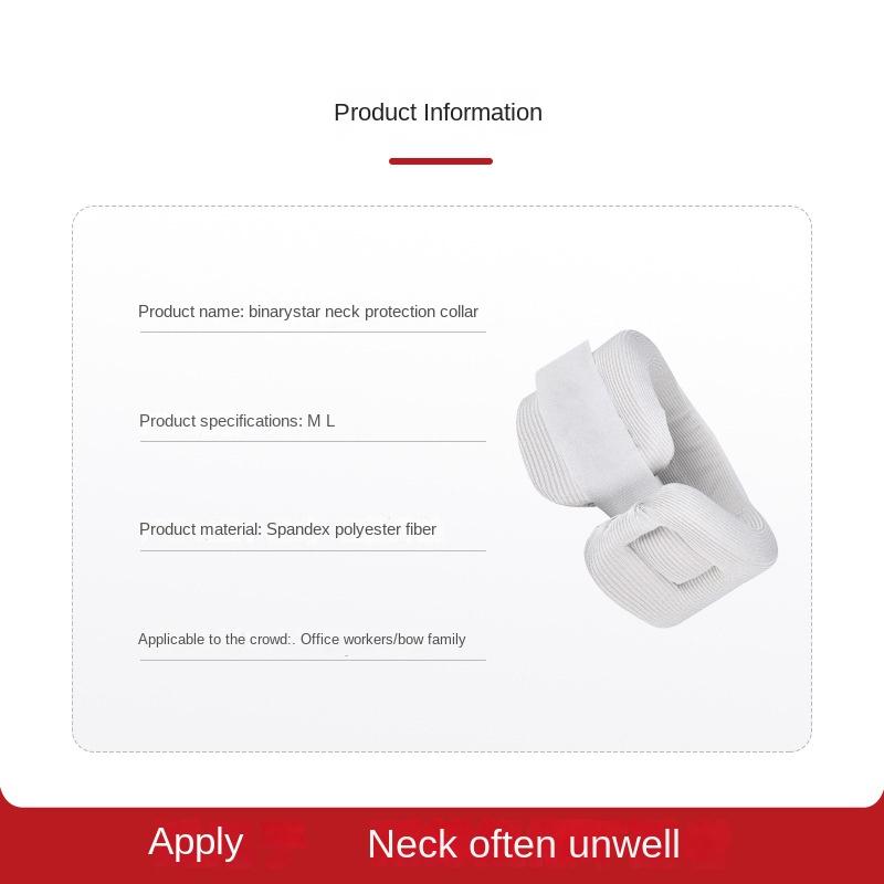 Product Introduction of Neck cover for cervical vertebra neck support anti-low head neck support ice silk support summer neck fixed office woman Comfort 2