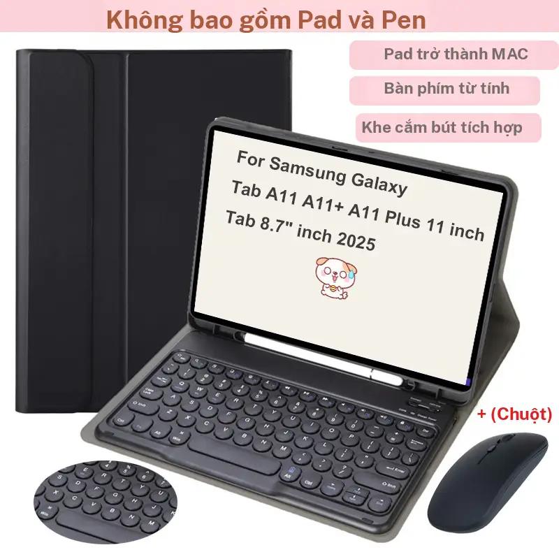 Bao Bàn Phím cho Samsung Galaxy Tab A11 8.7" inch / A11+ 11" A11 Plus 11 inch…