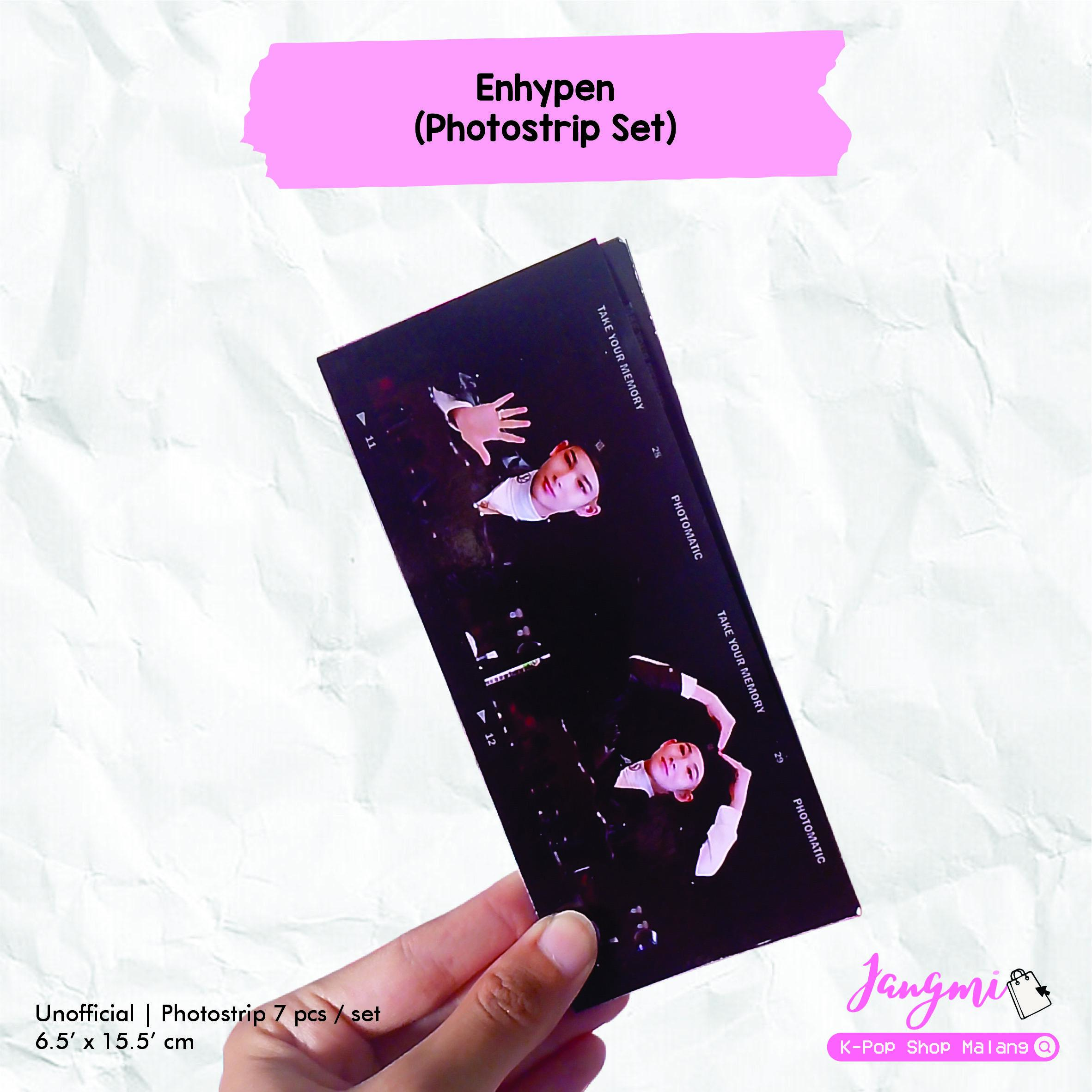 Photostrip Enhypen | Enhypen Merch | Aesthetic K-POP Collectibles | K-POP Photostrip | ENGENE Must-Have | K-POP Accessories