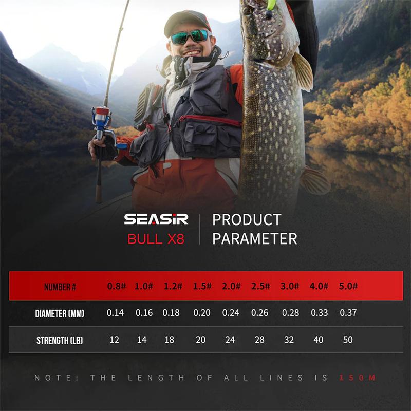 [OFFICIAL] Kastking 8 Senar Pancing (150M/10-60LB) Fishing Lines 8 Untaian Kepang Senar PE Multifilamen Kualitas Jepang Senar Utama Kekuatan Tinggi 3