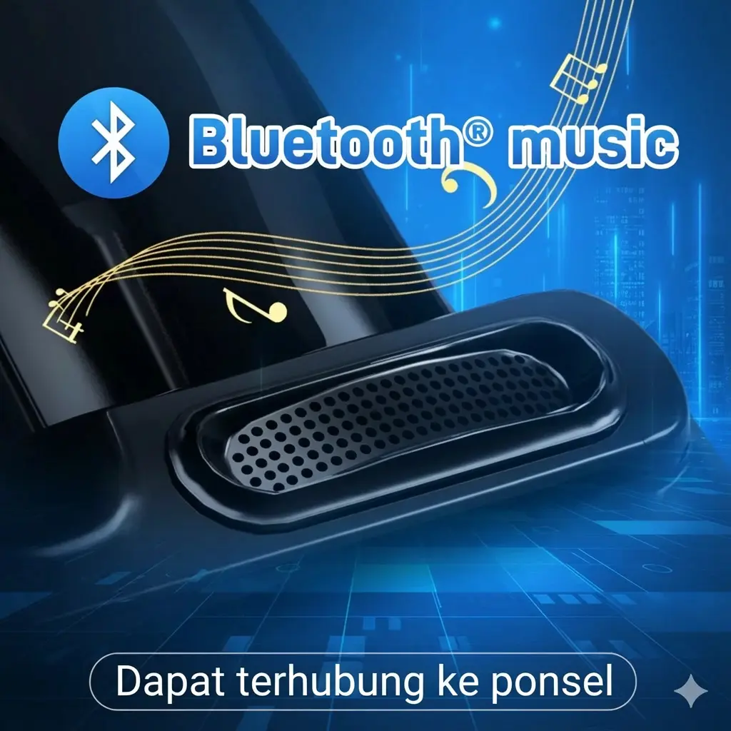 【Tingkat profesional】【Garansi 10 Tahun】Treadmill elektrik JC700 5.0 tenaga kuda kecepatan 16km/jam 3 tingkat kemiringan dapat dilipat sabuk lari 56 cm konektivitas Bluetooth