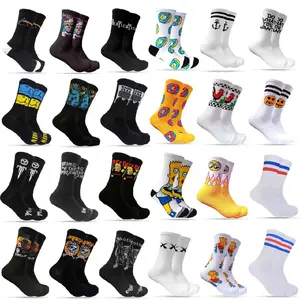 Kaos Kaki Distro Pria Wanita Kaos Kaki Oldschool Premium Katun Motif Unisex Tebal Dewasa Remaja Casual Nyaman Panjang