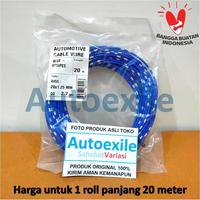 Gambar MX Automotive Kabel Bintik Otomotif 1.25 Mobil Motor Panjang 20 meter 20x1.25 mm OD 2.7 mm Tembaga Abuabu Biru Coklat Hijau Hitam Jingga Kuning Merah Putih Ungu - Biru dari Autoexile Kota Medan 2 Tokopedia
