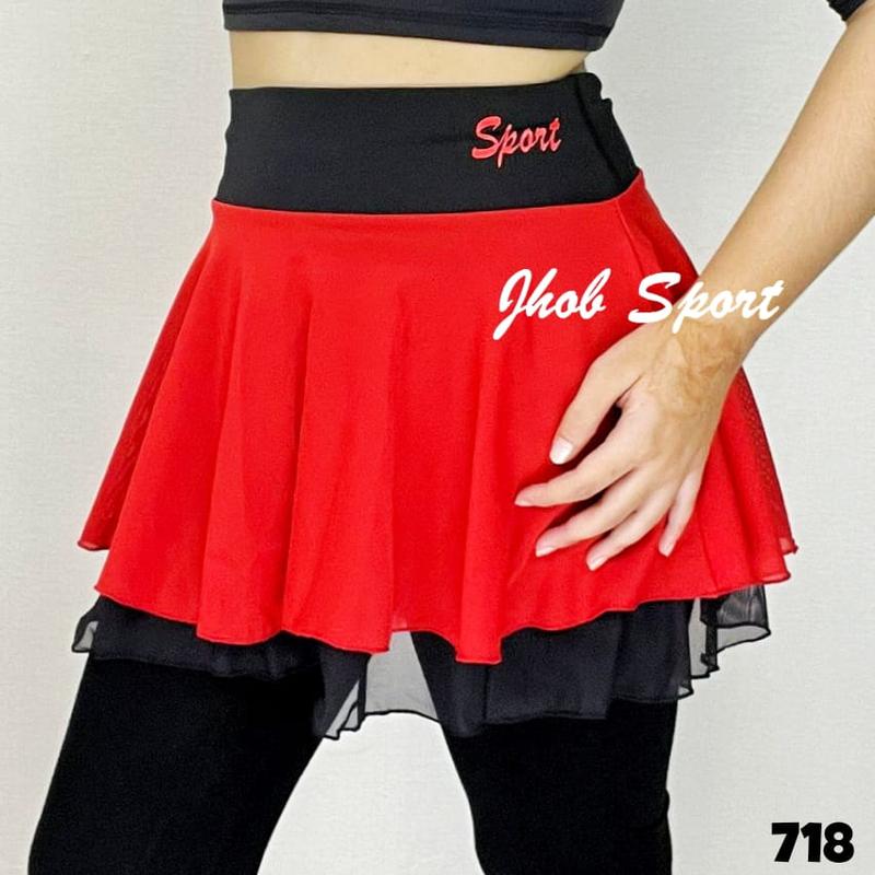 KADENS Outer Rok/Sport Skirt/Rok Mini Olahraga Wanita/Rok Olahraga Wanita/Rok Mini Tenis Gym Senam Yoga Aerobic Zumba/Tennis Mini Skirt 1