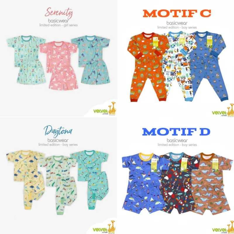 3 STEL velvet junior baju PENDEK celana PENDEK size S M L LB XL XXL Setelan Fashion 0