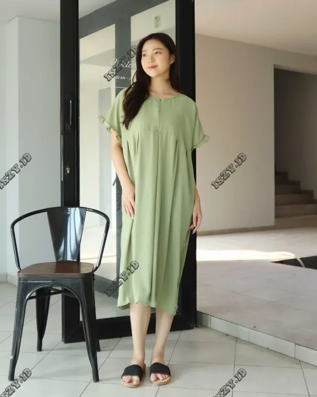 Daster Amira dres Crinkle Airflow resleting busui Friendly 2