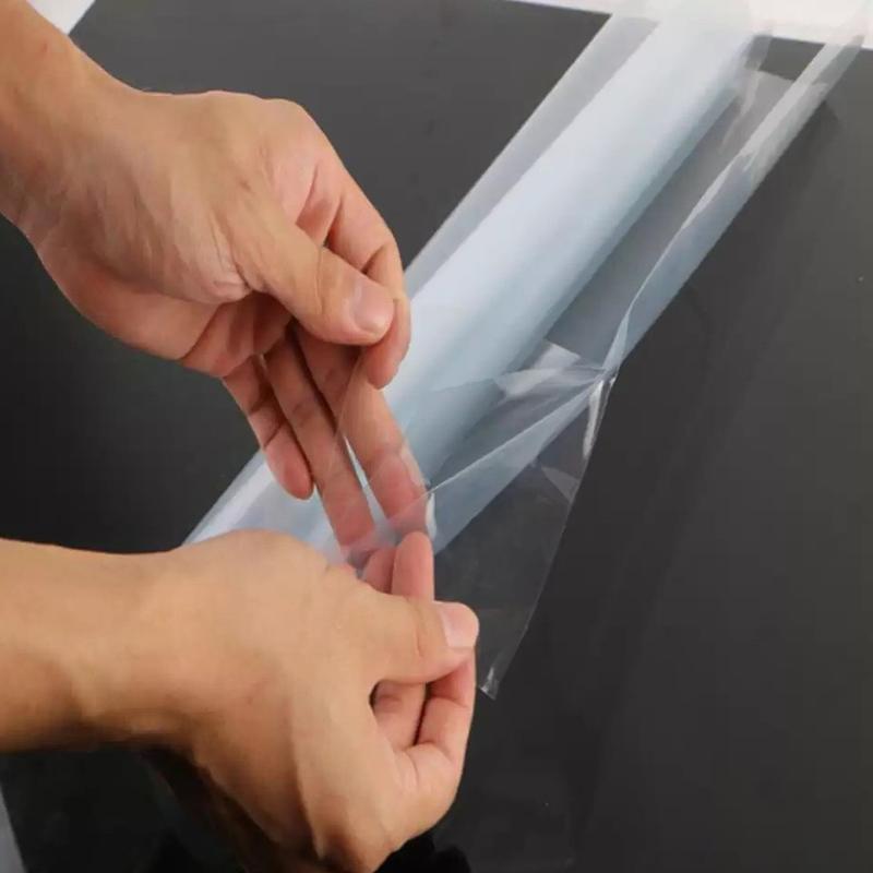 Decal siêu trong dán xe, điện thoại laptop, decal nilon trong suốt đế kiếng loại tốt chống trầy xước