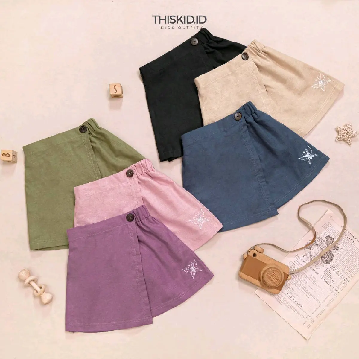 bella skort usia 3-4th / rok model celana anak