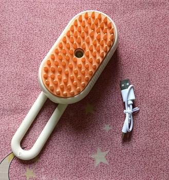 Product Review of Sisir Uap Kucing 3 in 1 - Pet Grooming Brush Spray - Steams Brush Kucing - Sisir Sikat Uap Untuk Bulu Rontok Kucing Anjing from B**t T** W**y 3