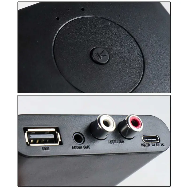 Audio Bluetooth 5.2 Receiver Adapter 3.5mm I Penghubung Bluetooth Speaker - Black 4