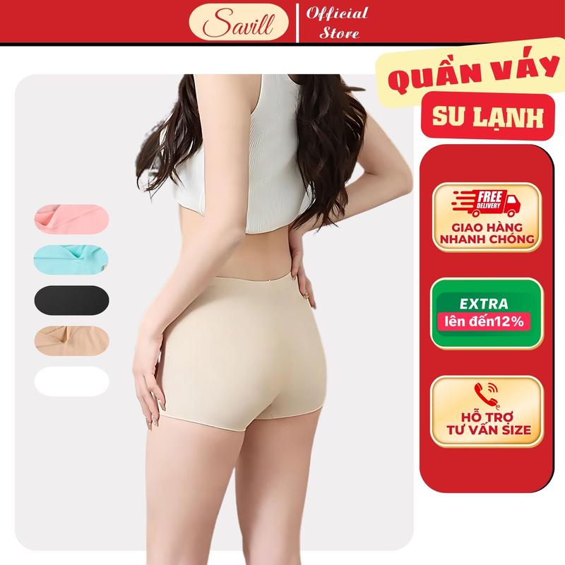 Combo Quần Lót Nữ Mặc Váy Thoáng Mát, Quần Đùi Mặc Trong Váy Ôm Body Savill V8205 Voi sang trọng