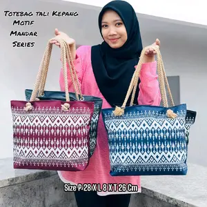 Bellya Ol Shop Tas Totebag Tali Sumbu Kepang Wanita