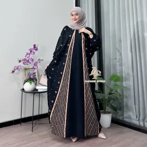 Kaftan Motif Jamilah Rayon Tebal Jumbo Ld 180 cm