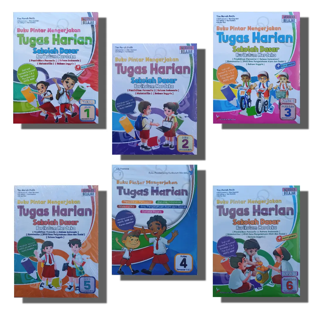 Buku Pintar Mengerjakan Tugas Harian SD/MI Kelas 1, 2, 3, 4, 5, 6 Semester 1&2 - K-Merdeka