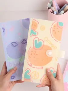 Album Foto Polaroid 120 Slot / Tempat Photo Card Organizer Motif Polos Bunga Tas File A4