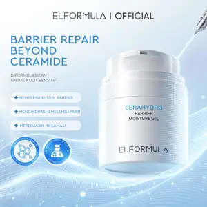 ELFORMULA CeraHydro Barrier Repair Moisture Gel - Moisturizer Pelembab Wajah Perawatan Skin Barrier untuk Wajah Berjerawat with CeraHydro + Plant Extract & Ceramide Hyaluronic