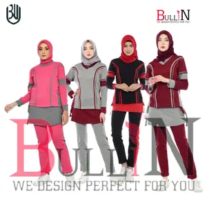 BULLIN  Setelan Baju Celana Olahraga Panjang Nadya / Setelan zumba Nadya Sport