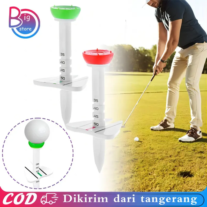 80mm Tee Golf Profesional Golf Tee Adjustable Golf Tees Directional Alat Golf 0