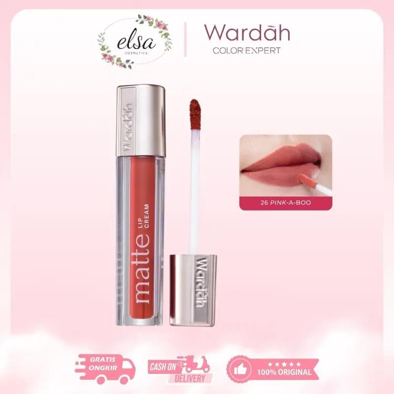 Wardah Matte Lip Cream Waterproof