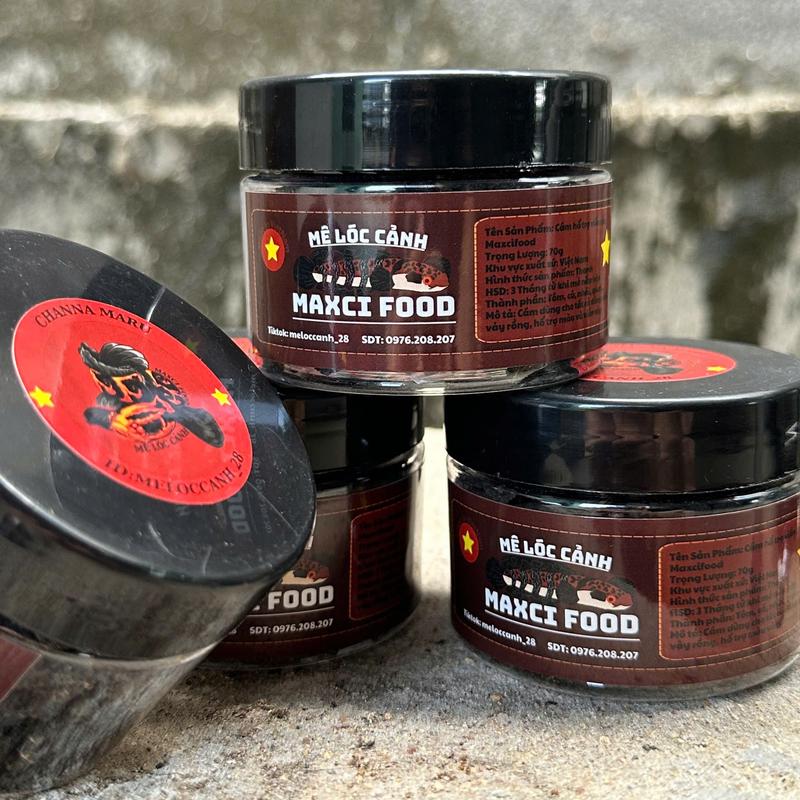 Cám Macxi Food - Thức Ăn Cho Cá Lóc Vảy Rồng