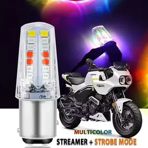 ￼Lampu Stop Rem Motor Universal 32 LED Running Lampu Rem Kedip Piramida Motor