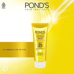 Pond's UV Miracle Sunscreen Gel SPF 35 Pa+++ UVA UVB Lightweight Sunscreen With Gluta-Niasorcinol 25G