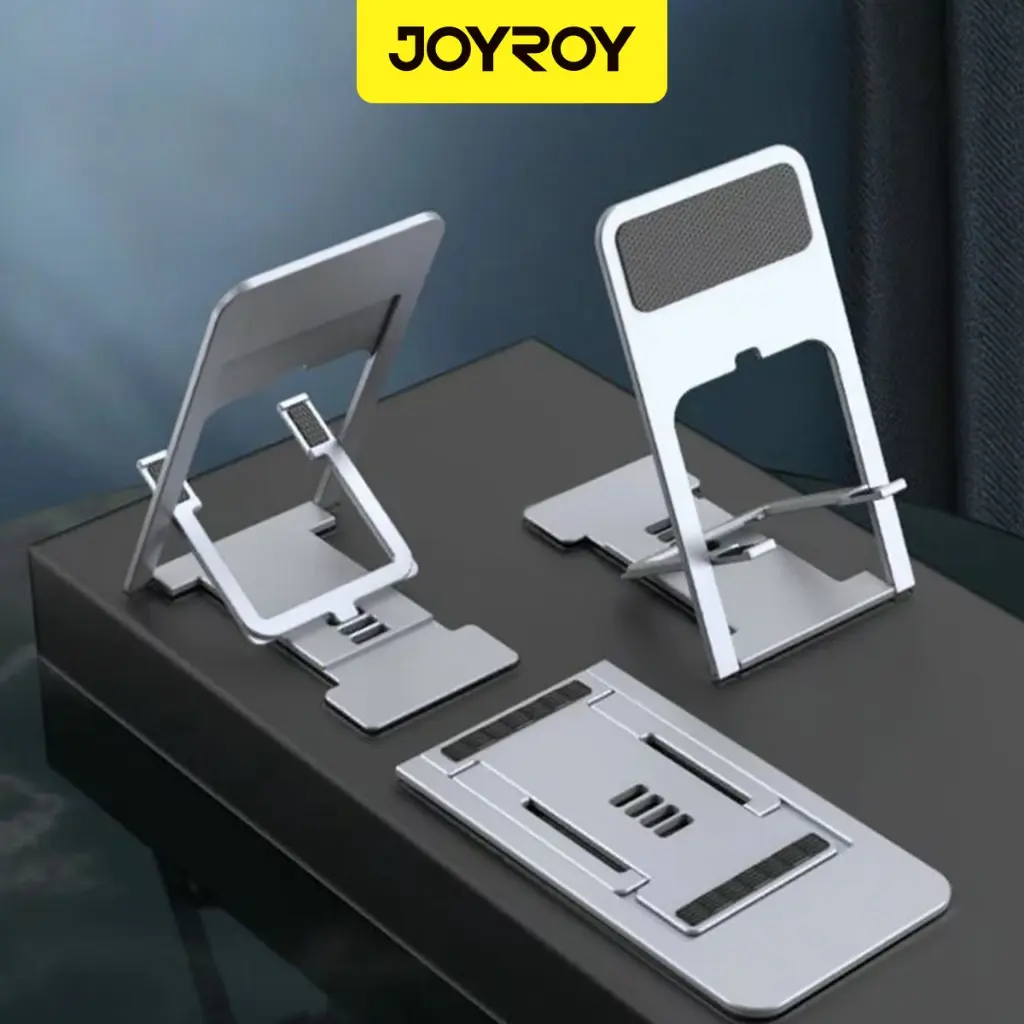 Mini Phone Holder Universal Adjustable Folding Desk Mobile Phone Pad Tablets Stand HP Meja Lipat