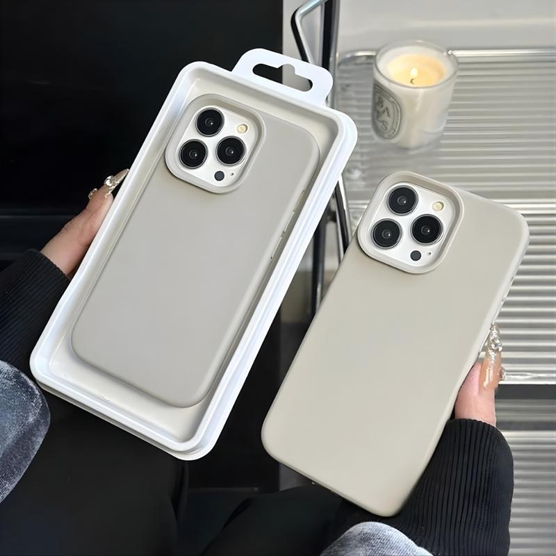 Ốp Lưng iPhone Chống Bẩn Lót Nhung Chống Sốc Cao Cấp, Bảo Vệ Camera cho iP11/12/13/14/15/16/17/18Pro/Max/Plus