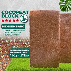 Cocopeat Block Balok 1Kg Mengembang Media Tanam Organik Siap Pakai PG KDR
