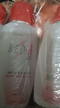 Product Review of Red-A Face Tonic Anti Oxidant with VIT E, Extract Red Algae & Averrhoa - 125ml from R**h A**h 0