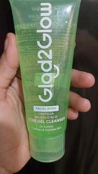 Product Review of Glad2Glow 3PCS Gel Cleanser Centella Salicylic Acid Acne | Face Wash Facial Cleanser Sabun Cuci Muka Pembersih Pencuci Muka Kering Kotoran Membersihkan Berjerawat Wajah Mencerahkan from @**9 1